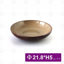 春陽窯燒8.5吋湯盤-米