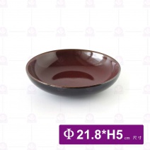 春陽窯燒8.5吋湯盤-紅