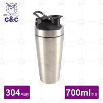 【C&C】316不鏽鋼乳清搖搖杯(不鏽鋼色)-700ml