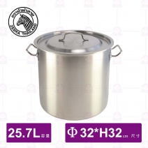 【斑馬ZEBRA】304複底深型魯桶(附蓋/底)-25.7L