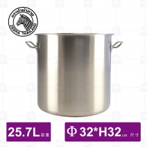 【斑馬ZEBRA】304複底深型魯桶(附蓋/底)-25.7L