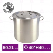 【斑馬ZEBRA】304複底深型魯桶(附蓋/底)-50.2L