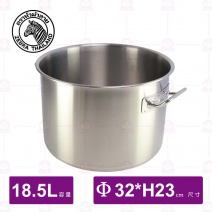 【斑馬ZEBRA】304複底淺型魯桶(附蓋/底)-18.5L