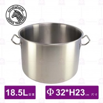 【斑馬ZEBRA】304複底淺型魯桶(附蓋/底)-18.5L