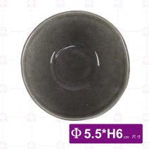 6吋歐風喇叭碗(深灰)-Φ5.5xH6cm
