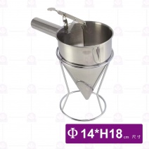 按壓式粉漿壺-Φ14xH18cm