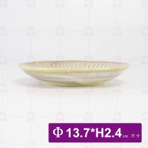 【日本】土灰十草 5吋皿
