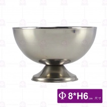 不鏽鋼高腳雪糕杯-Φ8xH6cm