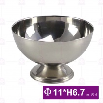 不鏽鋼高腳雪糕杯-Φ11xH6.7cm
