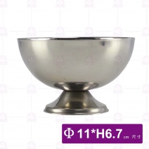 不鏽鋼高腳雪糕杯-Φ11xH6.7cm