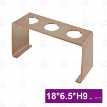 凱旋門香檳金三格手卷架-18x6.5xH9cm