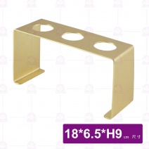 凱旋門霧青銅三格手卷架-18x6.5xH9cm