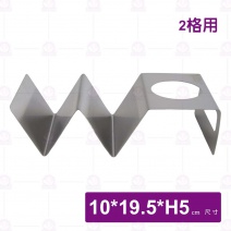 不鏽鋼墨西哥餅架(2格附佐料杯)-10x19.5xH5cm