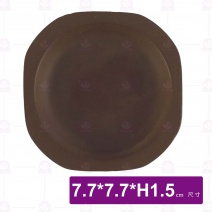 紫砂杯托-7.7x7.7xH1.5cm