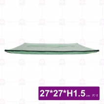 京都長皿(綠)-27x27xH1.5cm