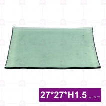 京都長皿(綠)-27x27xH1.5cm