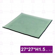京都長皿(綠)-27x27xH1.5cm