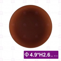 薄胎朱泥杯(紅)-Φ4.9xH2.6cm