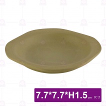 綠泥杯托-7.7x7.7xH1.5cm