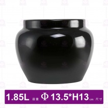 色釉醬料盅(黑色/大)-1.85L