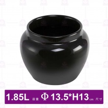 色釉醬料盅(黑色/大)-1.85L