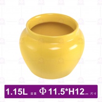 色釉醬料盅(鵝黃色/中)-1.15L