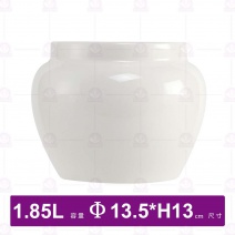 色釉醬料盅(白色/大)-1.85L