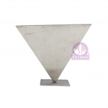 A504-3 白鐵金字塔模(特大) 18*18*H15.8cm