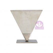 A504 白鐵金字塔模 12*12*H13cm