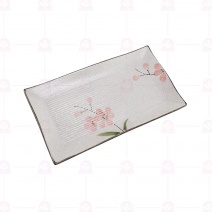紅梅 PL23-12 線紋長方盤 12吋 29.5x16.3x2.8cm