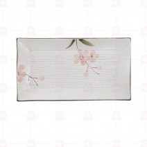 紅梅 PL23-12 線紋長方盤 12吋 29.5x16.3x2.8cm
