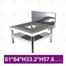 單平口高湯爐台-大(低)不含爐具 61x64xH33.2cm