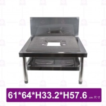 單平口高湯爐台-大(低)不含爐具 61x64xH33.2cm