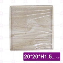【HS】SK053 藝風四方盤-拉菲渲染(12入/盒)