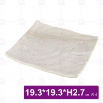 【HS】JA270 陶面水波紋方盤 7.6吋-拉菲渲染(12入/盒)