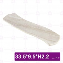 【HS】JA273 陶面炸物長條盤-拉菲渲染(12入/盒)