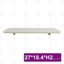 【HS】JA282 陶面石紋壽司陶板 11吋-拉菲渲染(6入/盒)