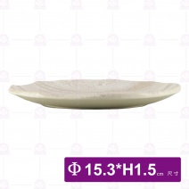 【HS】JA527-6 陶面石紋圓盤-拉菲渲染(24入/盒)