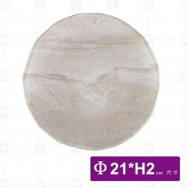 【HS】JA527-9 陶面石紋圓盤-拉菲渲染(12入/盒)