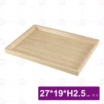 【HS】JA346 陶面洛克托盤-醇璞(6入/盒)