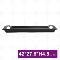 【HS】JA343-17 陶面雙耳托盤(黑)(10入/盒)
