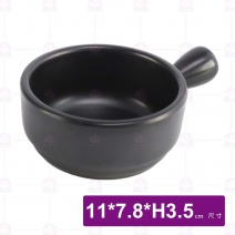 【HS】JA813 陶面單柄小菜碟(24入/盒)