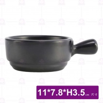 【HS】JA813 陶面單柄小菜碟(24入/盒)