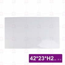 【HS】SK064長方平板16.5吋(瓷白加金)(6入/盒)