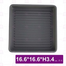 【HS】JA512 陶面燒肉盒(灰)(6入/盒)