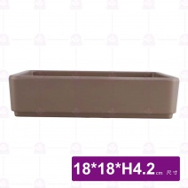 【HS】JA513 陶面燒肉盒(摩卡棕色)(6入/盒)