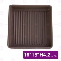 【HS】JA513 陶面燒肉盒(摩卡棕色)(6入/盒)