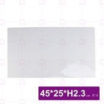 【HS】SK065長方平板21.5吋(瓷白加金)(6入/盒)