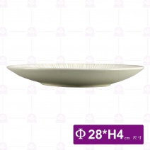白鈞櫻花之戀圓形平盤11吋-Φ28xH4cm