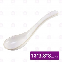 湯勺窯變白-13cm